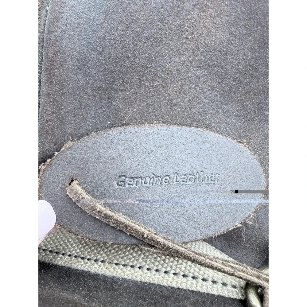 National Geographic Explorer Brown‎ Suede Khaki Canvas Trim Duffel Bag NEW